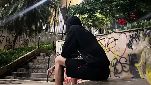 Sao Paulo'nun en işlek caddelerinden birinde seks