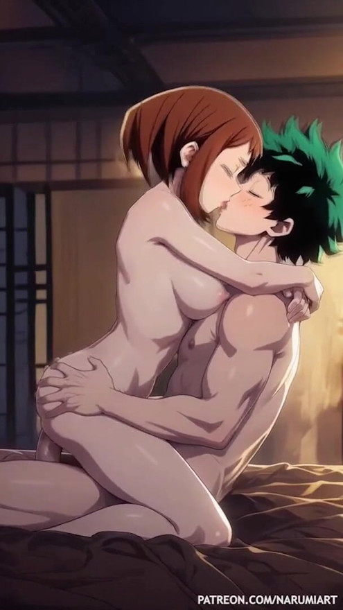 Ochako Uraraka bardan sonra nazikçe sikiliyor - ve hiç daha iyi hissetmedi (kahraman akademim, mha) | Klip 1