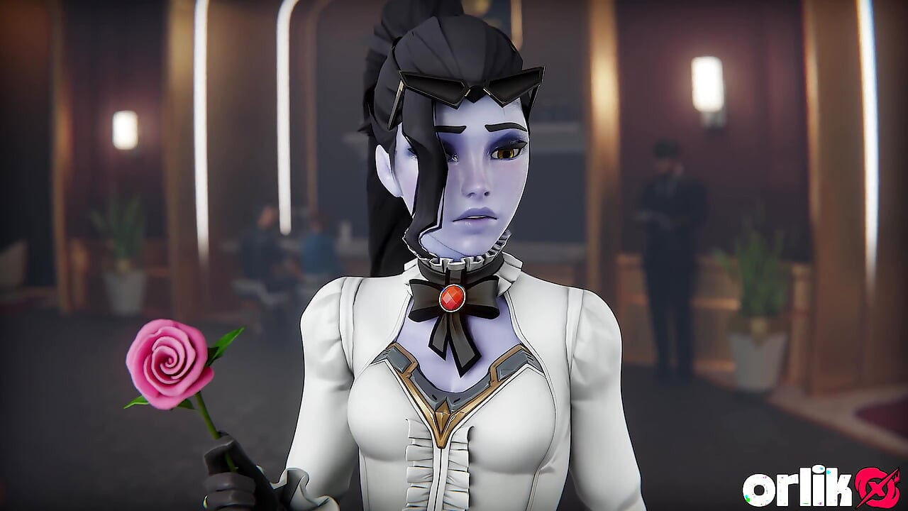 Overwatch - drolja udovicamaker bira veliki kurac iznad Rose (3 d animirano)