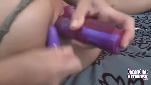 After she DP's herself I cum in her mouth