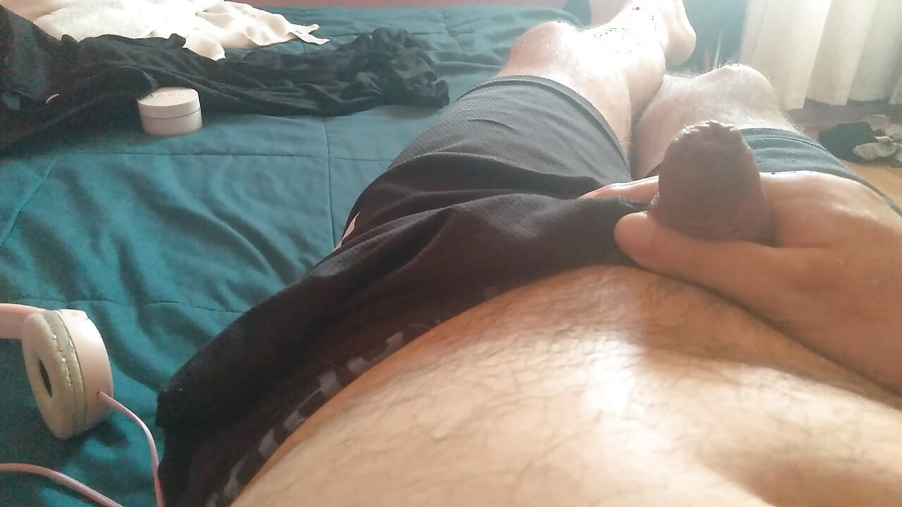 Young man likes to be watched when he shows off his dick, fucking machine