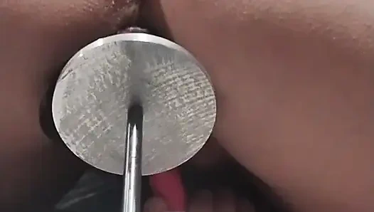 POV View of Behind My Fucking Machine Stretching My Pussy