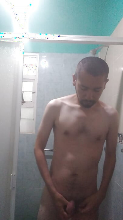 Masturbating before I take a bath