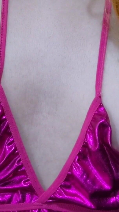 Young Blonde Trans Girl Milking and Punishing her Tits with Bbc Dildo and Whip | Clip 2