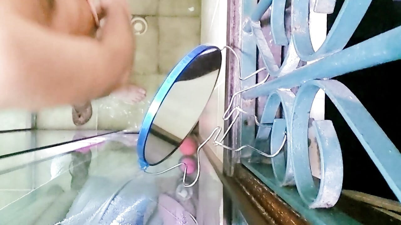 Furry is caught cumming in the company bathroom, smeared the floor with cum!