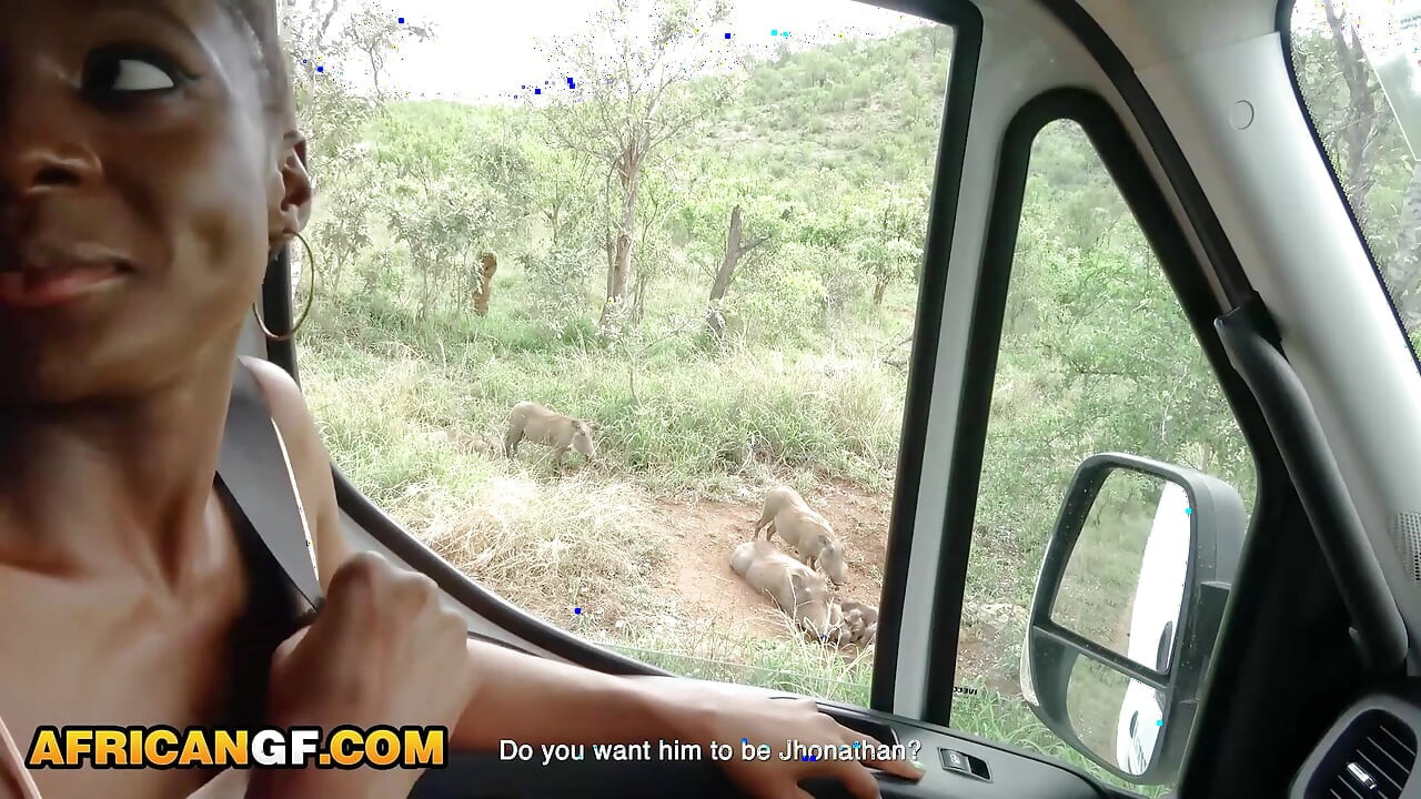 My BLACK GF said she loved the sun... so I took her on a safari to enjoy the day & fuck her ROUGH