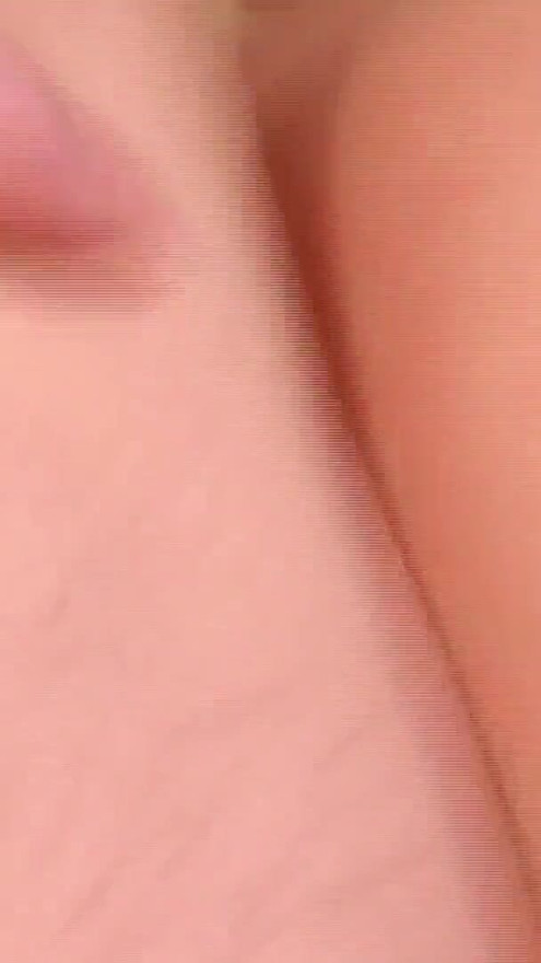 Skinny blonde slut in nylon lingerie and with small tits | Clip 3