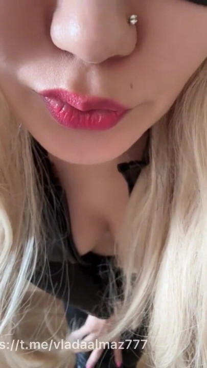 Russian Trans Blonde Mistress | Clip 1
