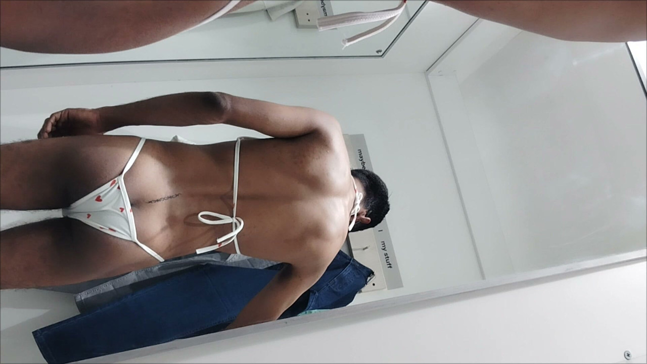 Nude selfie in mirror