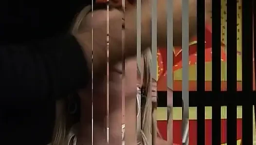 Cute Latina Blonde Vanina Got Her Makeup Ruined with Hot Cum From Two Big Cocks