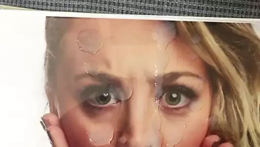 Kaley Cuoco Cum Ttibute #2