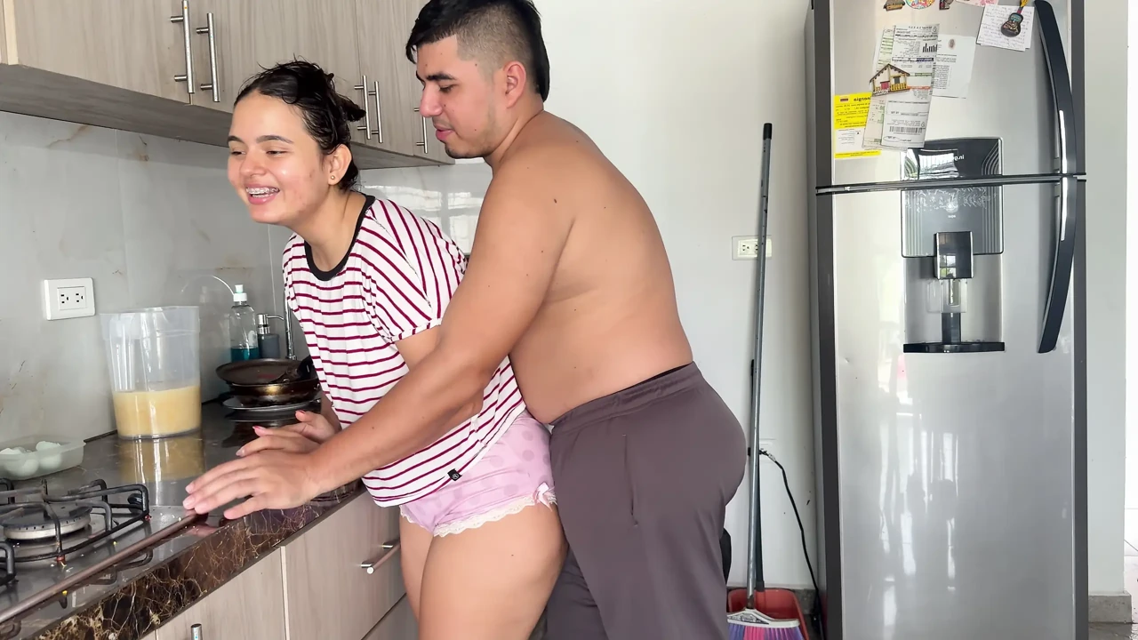 My stepmom tricked me into cumming in her