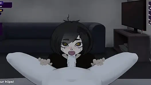 Моя антиутопия робот-подруга, Позволяя ей взять на меня главную роль.