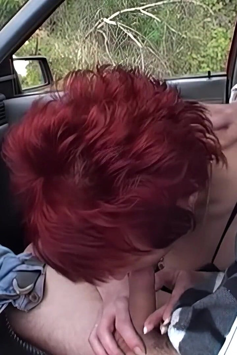 Horny Sluts Sucking Cock in Car - Wild Group Sex Orgy