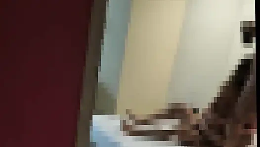 Naughty guy ate me without a condom and came on top of my pussy and made the cuckold clean