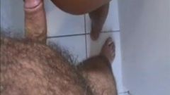 Latina anal shower