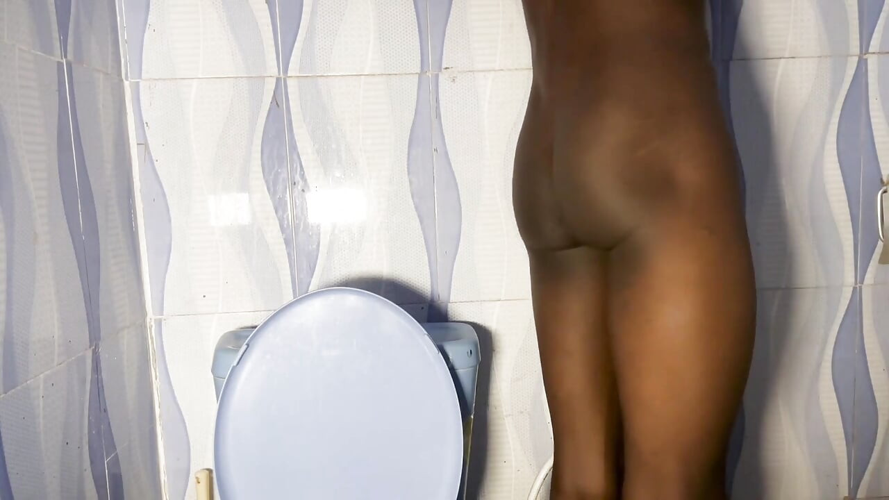 Monster BBC Early Morning Stretching and Swinging Morning Piss Golden Shower