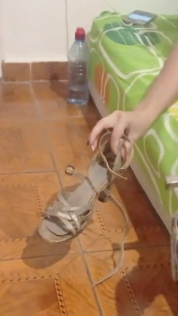 Must-see moment from "NENAMALA striptease in lingerie. feet fetish"