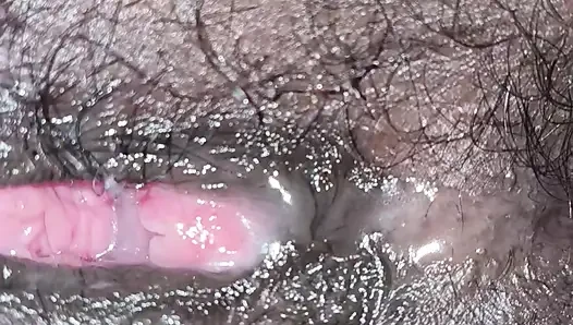 Fühle Den Atem in Vollem Sperma in Der Indischen Muschi