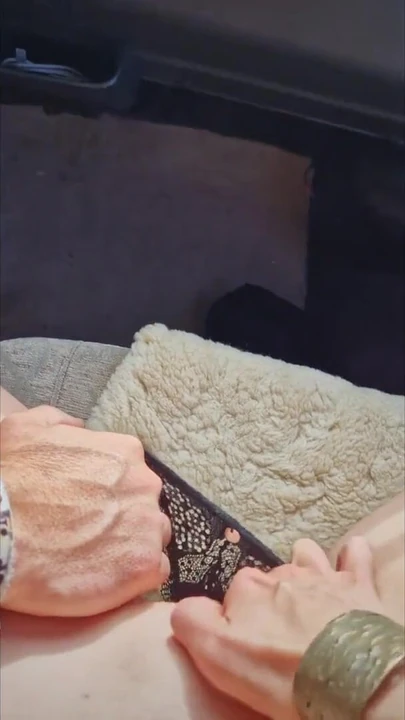 Spectacular moment from "Selfpleasure with hughe orgasm at the passenger seat while driving"