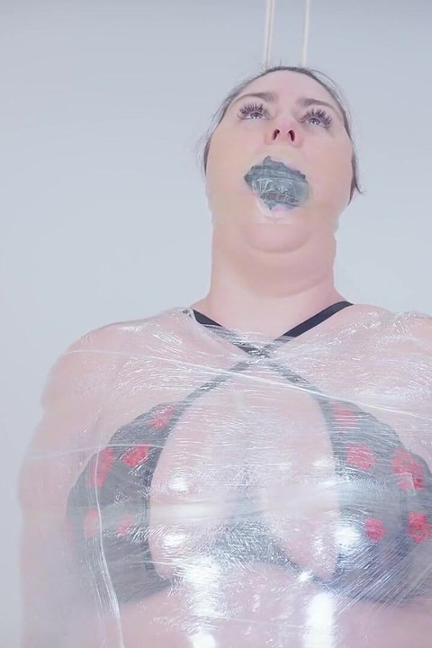 Lacey's Saran Wrap Enigma: Bound for Intense Pleasure