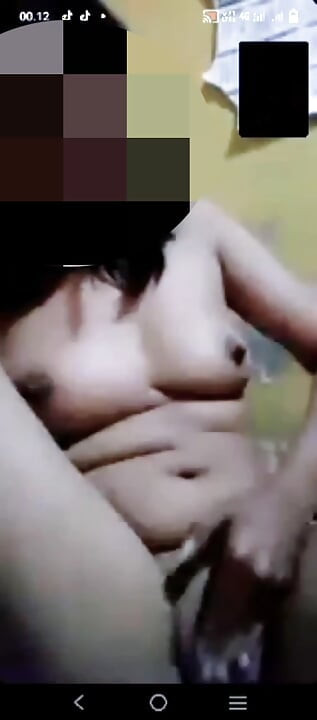 At first, the video call was just plain and even my friend's wife was naked, making me want to masturbate