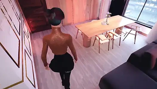 Permainan seks mewah modern bagian 03. Permainan Telanjang