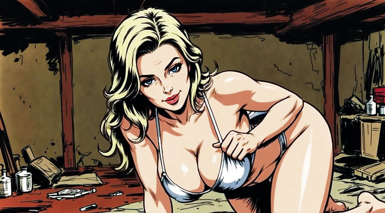 Des MILF à forte poitrine taquinent en bikinis