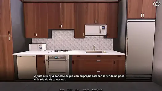 Arkadaşı femboy'a yatağında mastürbasyon yapıyor - kadın oğlanla sığınakta