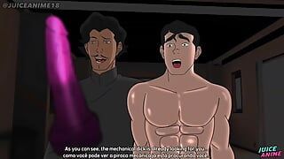 Bolin The hottie with the giant butt testing his new line of erotic toys - Hentai Bara Yaoi