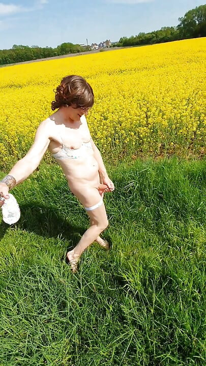 Naked and public in the field