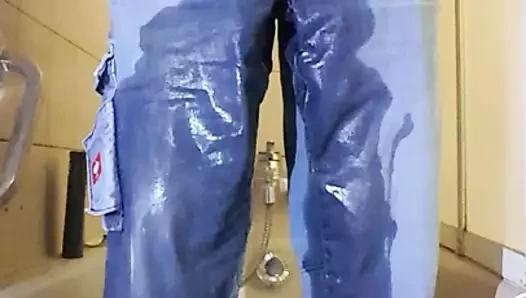 pee in jeans
