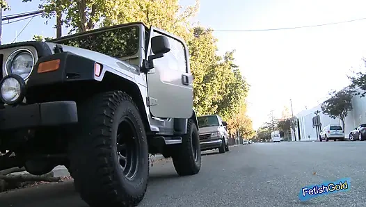 Busty young babe getting dominated by horny lesbian blonde