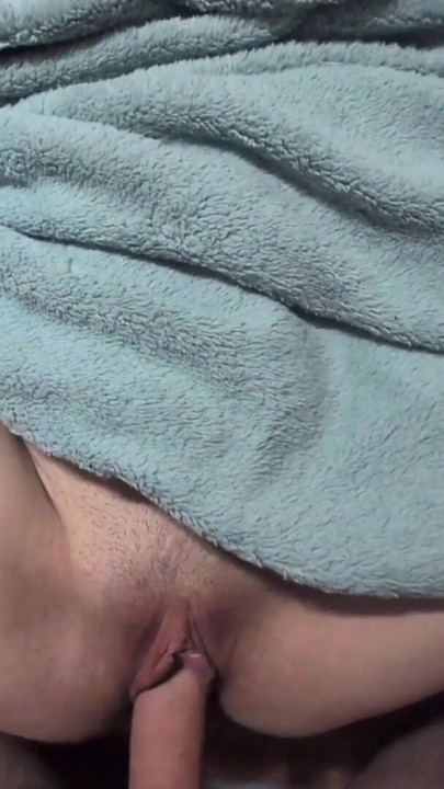 missionary pov with redhead wife under fleece blankets | Clip 1