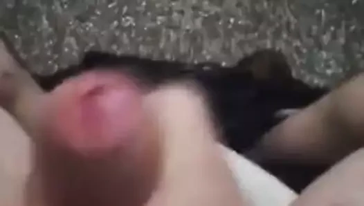 Oğlan boşalıyor