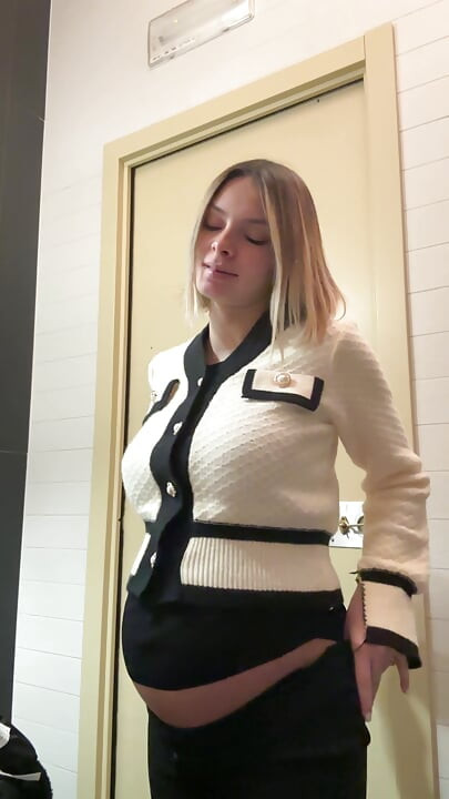 I Was Out with My Friends and I Felt Like It, I Started Masturbating in the Bathroom, Then I Went Home to Get Fucked
