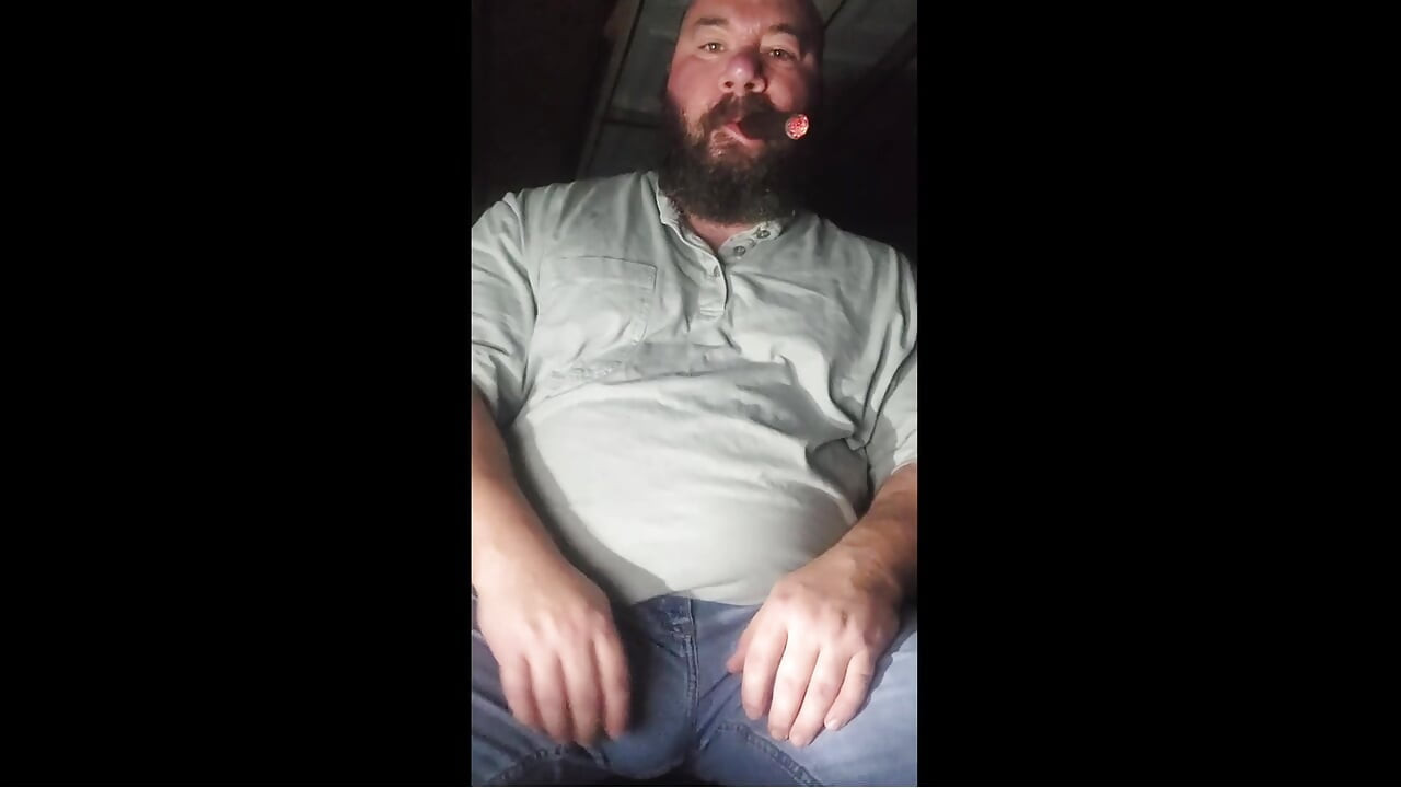 Just havin a cigar in the shop during a thunder storm