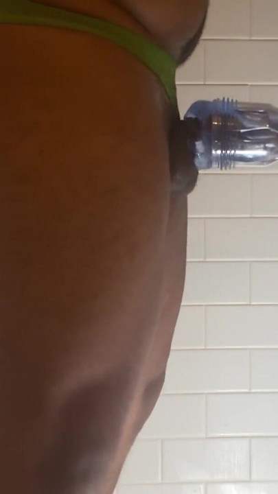 Memorable moment from "Humping Fleshlight in Jock Strap until I Moan and Cum with Cock Ring on and Prostate Massager Inserted"