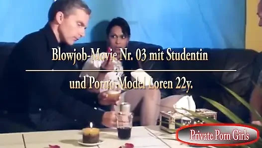 Blowjob 03 - model loren 22 nyepong kontol, nyepong kontol, dan dicrot sperma