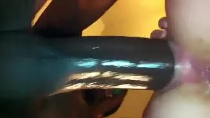 Большой черный член трахает жену