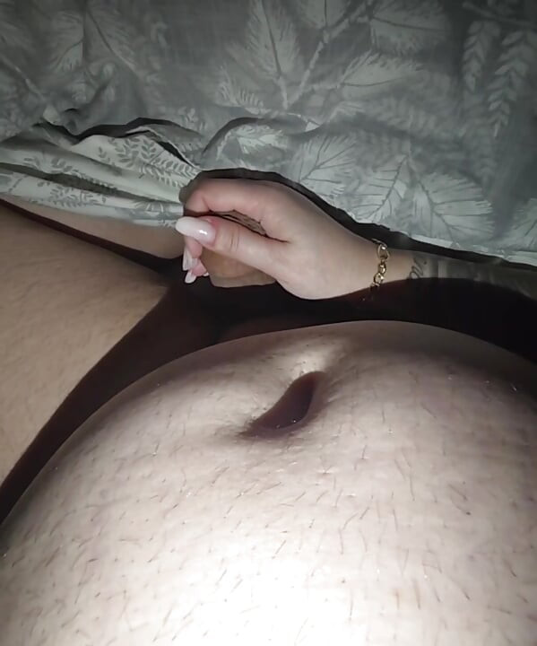 Step Mom couldn't believe her eyes when step son pulled out a huge cock ready for a handjob