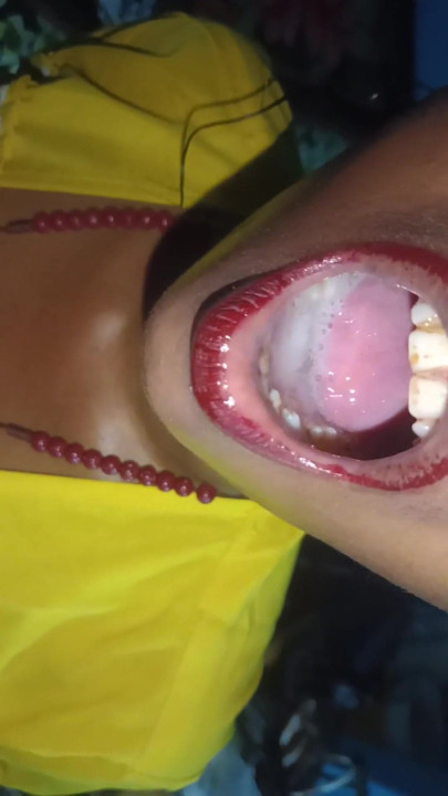 Indian desi girl Mouth fucking Cum in mouth deep throat face fuckin cum on face | Clip 1