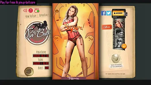 Pinup-ball, sexy strip-flipper
