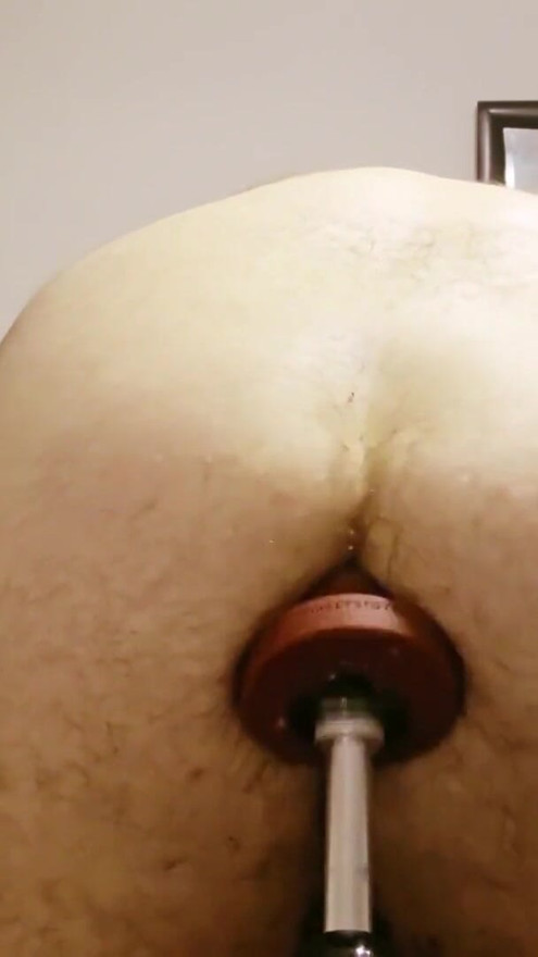 Grunting Orgasms On Fucking Machine | Clip 2