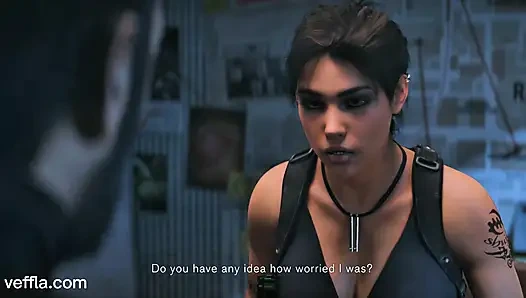 Sheva Alomar Резидент Злой хентай - гэнгбэнг с большим черным членом с кримпаем и анальной оргией с африканским агентом в джунглях