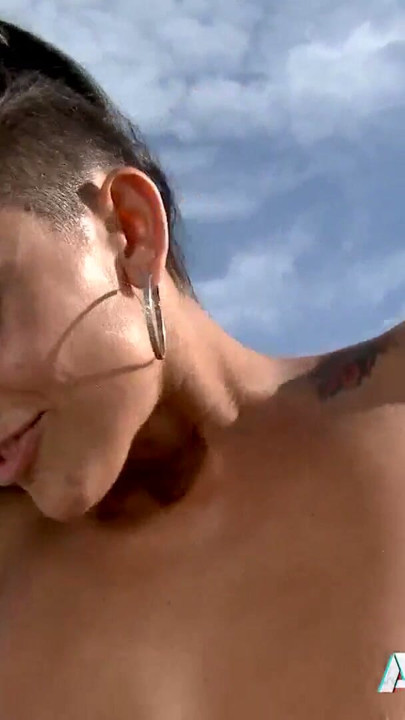 Brunette milf with pierced nipples Coral Joice fucked | Clip 3