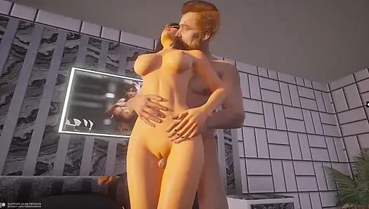 Horny teen get wet 3D hentai - part 5
