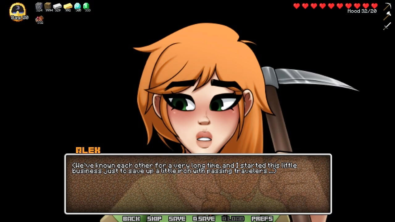 Minecraft Horny Craft - Part 3 - Alex Gives Blowjob to Steve by Loveskysanhentai