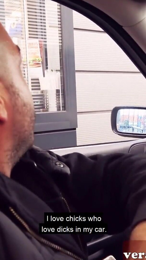 SEX IN MC DRIVE IN BURGER KING WITH GERMAN GOTHIC MILF | Clip 1