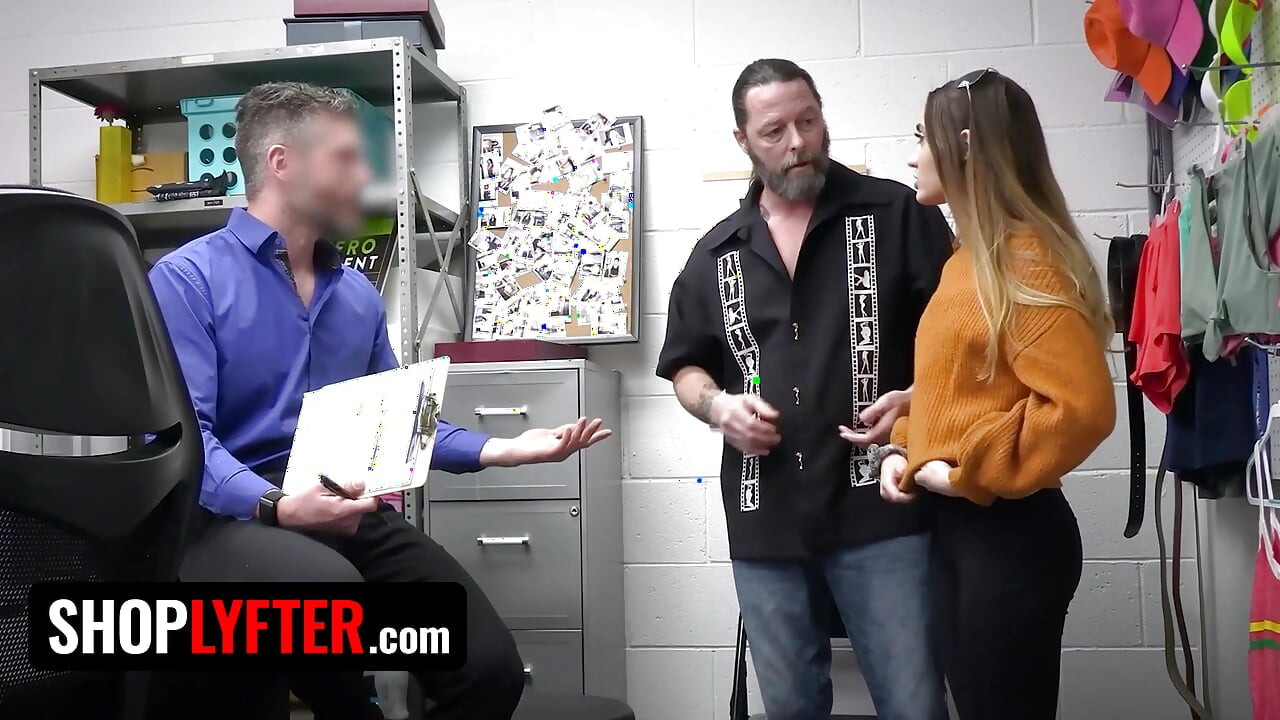 Teen Babe Sera Ryder Caught Stealing So Stepdad Makes A Deal With LP Guard